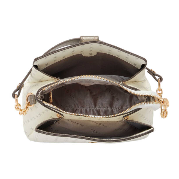 Beyaz Print Kadın Omuz Çantası - S25Y1PR09178-U1A - 4