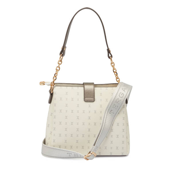 Beyaz Print Kadın Omuz Çantası - S26Y1PR09178-U1A - 3