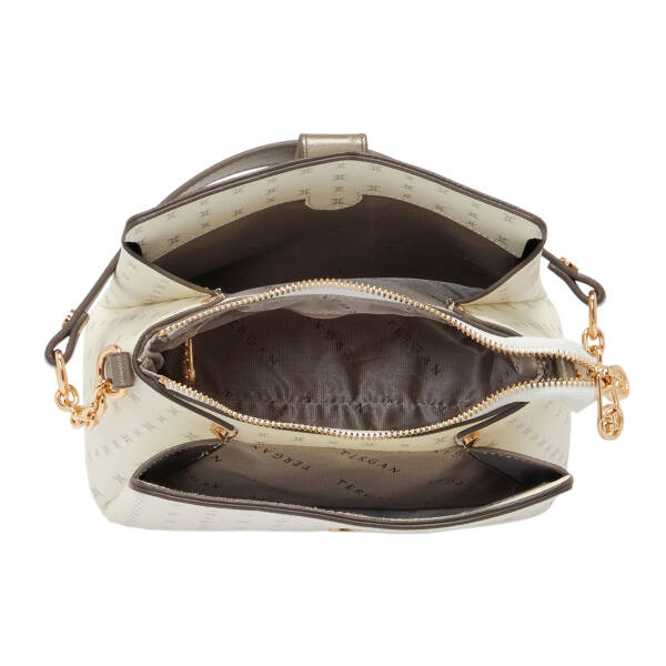 Beyaz Print Kadın Omuz Çantası - S26Y1PR09178-U1A - 4