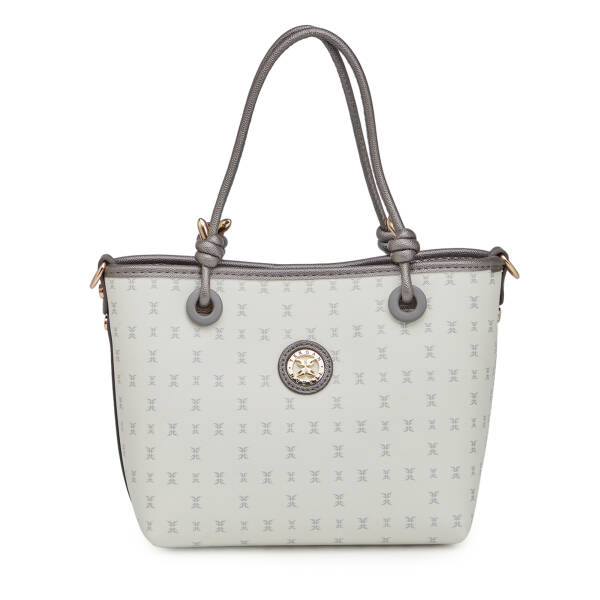 Beyaz Print Kadın Omuz Çantası - S26Y1PR09193-U1A - 1