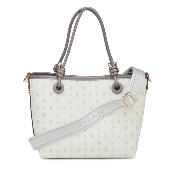 Beyaz Print Kadın Omuz Çantası - S26Y1PR09193-U1A - 3