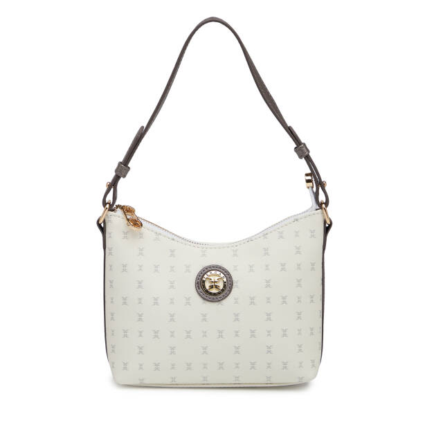 Beyaz Print Kadın Omuz Çantası - S26Y1PR09197-U1A 