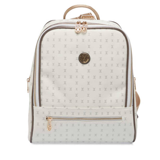 Beyaz Print Kadın Sırt Çantası - S1SR00079606-U1A 