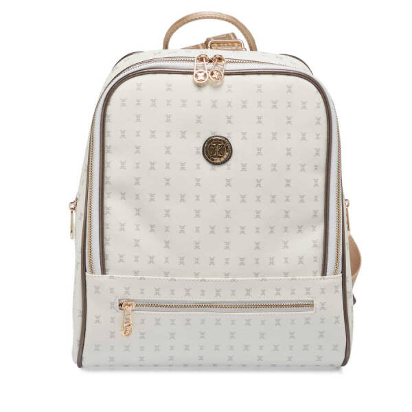 Beyaz Print Kadın Sırt Çantası - S1SR00079606-U1A - 1