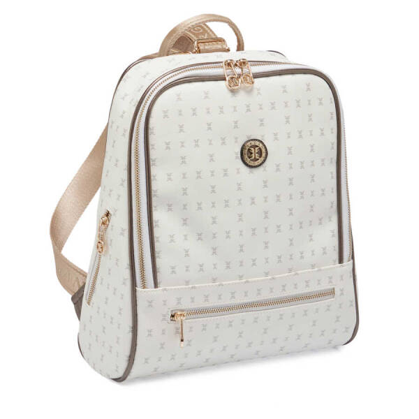 Beyaz Print Kadın Sırt Çantası - S1SR00079606-U1A - 2