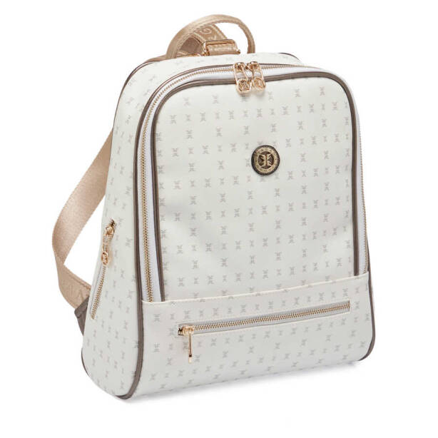 Beyaz Print Kadın Sırt Çantası - S1SR00079606-U1A - Tergan