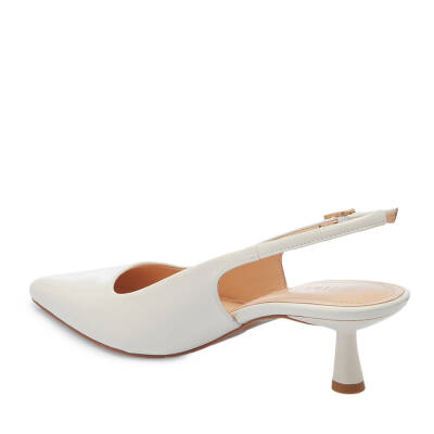 Beyaz Rugan Deri Kadın Stiletto - K25Y1AY67803-U4S - 2