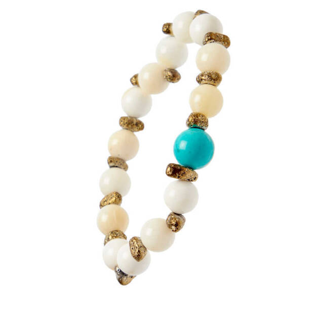 Beyaz Shell Kadın Bileklik - K1BLK0450230-D93 - 2