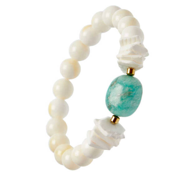 Beyaz Shell Kadın Bileklik - K1BLK0450231-D93 - 2