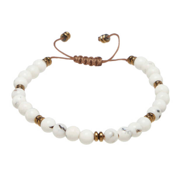 Beyaz Shell Unisex Bileklik - U1BLK0430031-D93 - 1