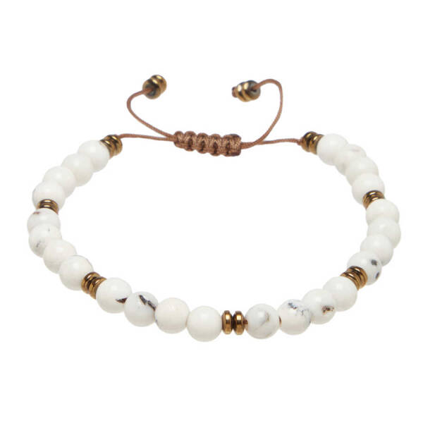 Beyaz Shell Unisex Bileklik - U1BLK0430031-D93 - 1