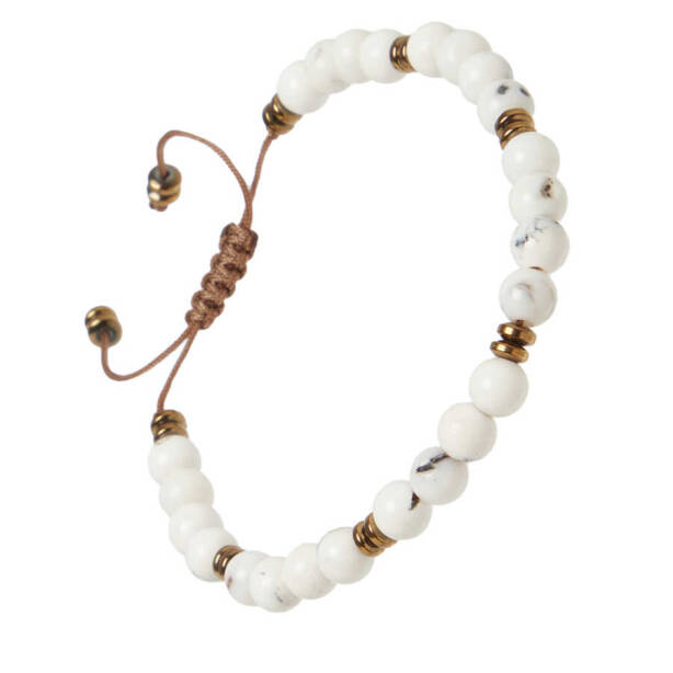 Beyaz Shell Unisex Bileklik - U1BLK0430031-D93 - 2