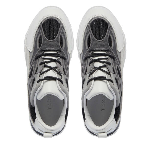 Beyaz Süet Deri Kadın Sneaker - K25I1AY67899-T72 - 5