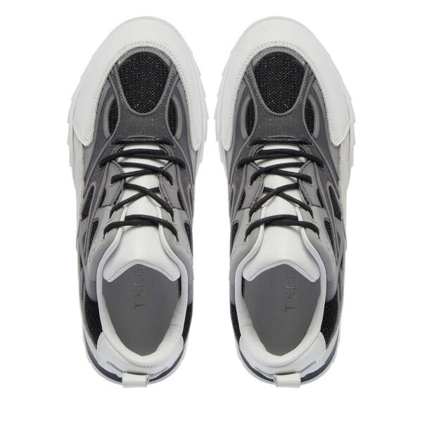 Beyaz Süet Deri Kadın Sneaker - K25I1AY67899-T72 - 5