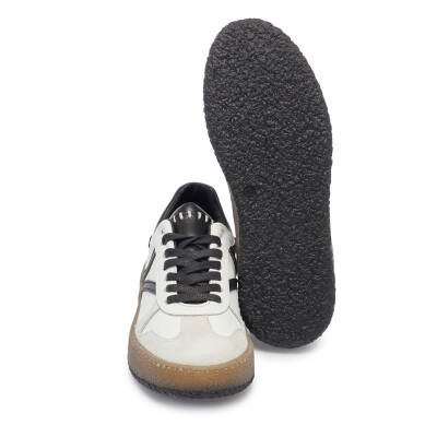 Beyaz Süet Deri Kadın Sneaker - K25I1AY68025-T72 - 4
