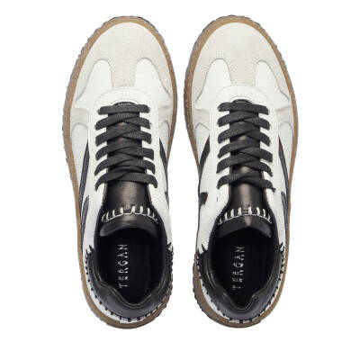 Beyaz Süet Deri Kadın Sneaker - K25I1AY68025-T72 - 5