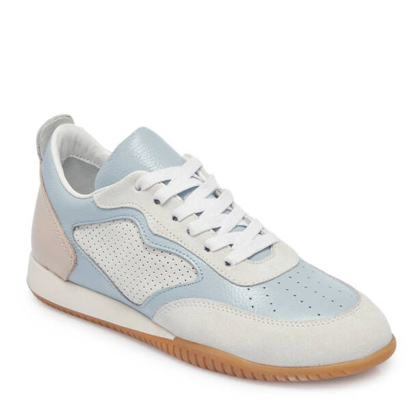 Beyaz Hakiki Süet Deri Kadın Sneaker - K25I1AY68031-T72 - 2