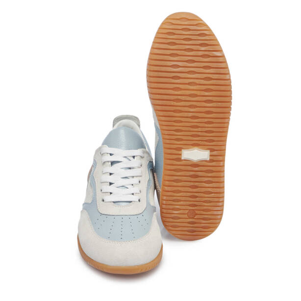 Beyaz Hakiki Süet Deri Kadın Sneaker - K25I1AY68031-T72 - 4