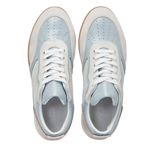 Beyaz Hakiki Süet Deri Kadın Sneaker - K25I1AY68031-T72 - 5
