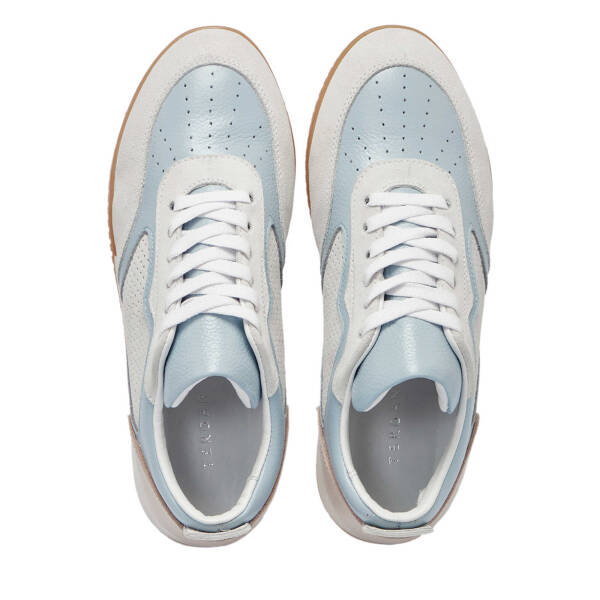 Beyaz Hakiki Süet Deri Kadın Sneaker - K25I1AY68031-T72 - 5