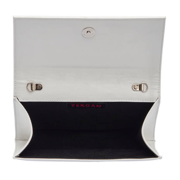 Beyaz Tekstil Kadın Abiye Çanta - S26Y1AB79525-Q3Y - Tergan