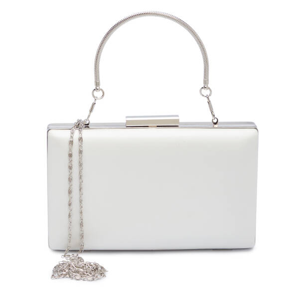 Beyaz Tekstil Kadın Abiye Çanta - S26Y1AB79546-Q3Y - 1