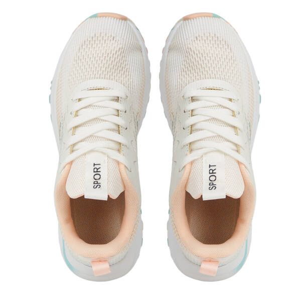 Beyaz Tekstil Kadın Sneaker - K26I1AY68700-D93 - 5