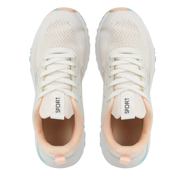 Beyaz Tekstil Kadın Sneaker - K26I1AY68700-D93 - 5