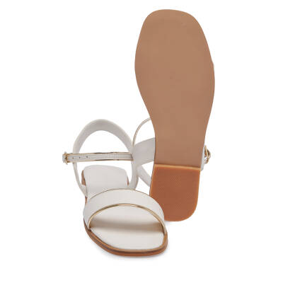 Beyaz Vegan Kadın Sandalet - K24Y1SN67091-Q3Y - 4