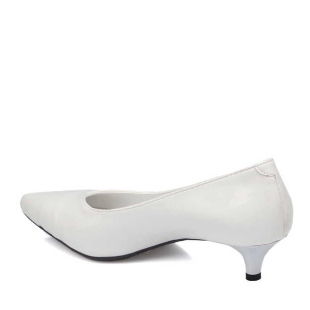 Beyaz Vegan Kadın Stiletto - K22I1AY65984-Q6S - 2