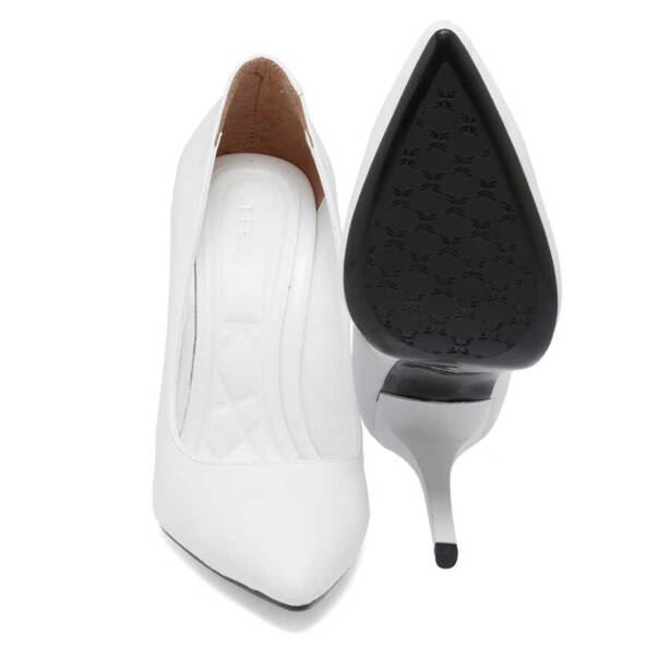 Beyaz Vegan Kadın Stiletto - K23I1AY66443-Q3Y - 4