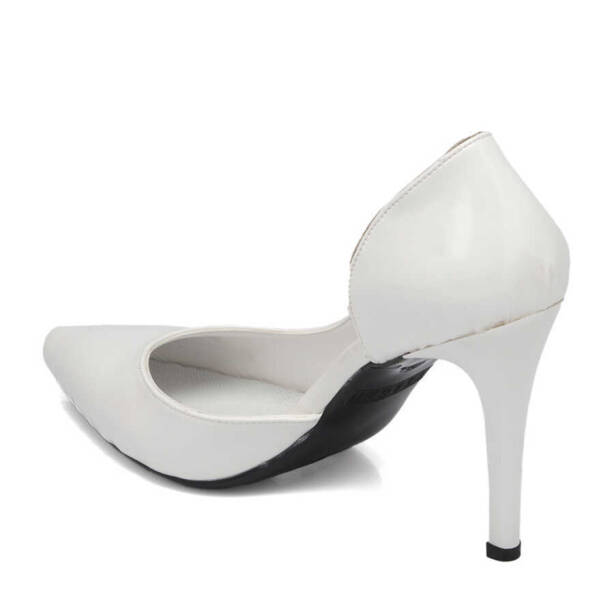 Beyaz Vegan Kadın Stiletto - K24I1AY67380-Q6S - 2