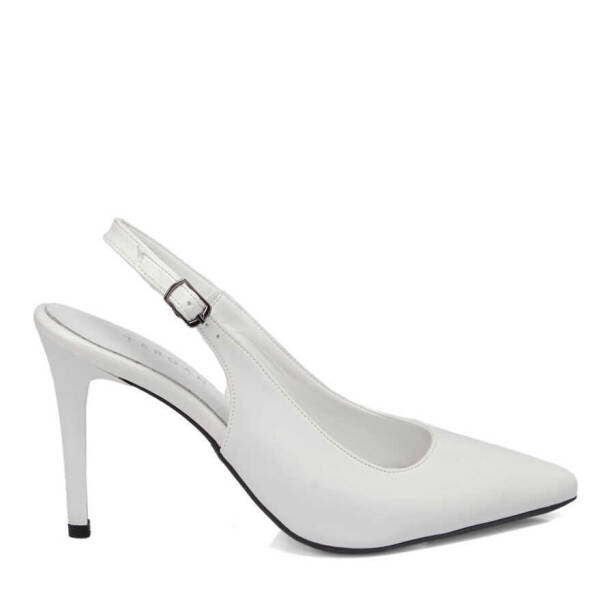 Beyaz Vegan Kadın Stiletto - K24I1AY67381-Q6S - 3