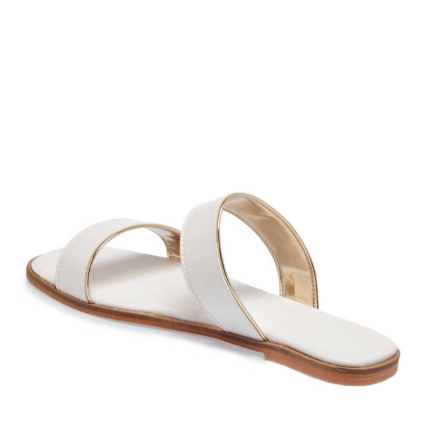 Beyaz Vegan Kadın Terlik - K24Y1TR67090-Q3Y - 2