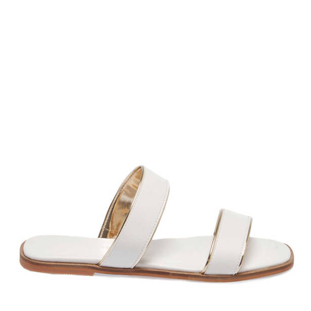 Beyaz Vegan Kadın Terlik - K24Y1TR67090-Q3Y - 3