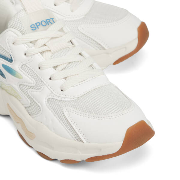 Beyaz Vegan-Tekstil Kadın Sneaker - K26I1AY68699-D93 - 3