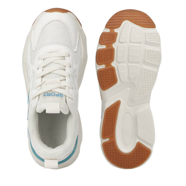 Beyaz Vegan-Tekstil Kadın Sneaker - K26I1AY68699-D93 - 6