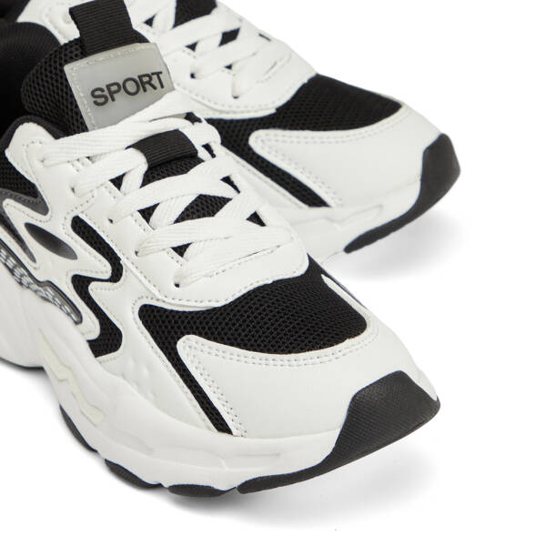 Beyaz Vegan-Tekstil Kadın Sneaker - K26I1AY68699-O0X - 3