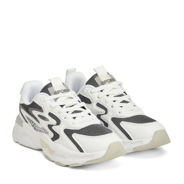 Beyaz Vegan-Tekstil Kadın Sneaker - K26I1AY68699-V07 - 2