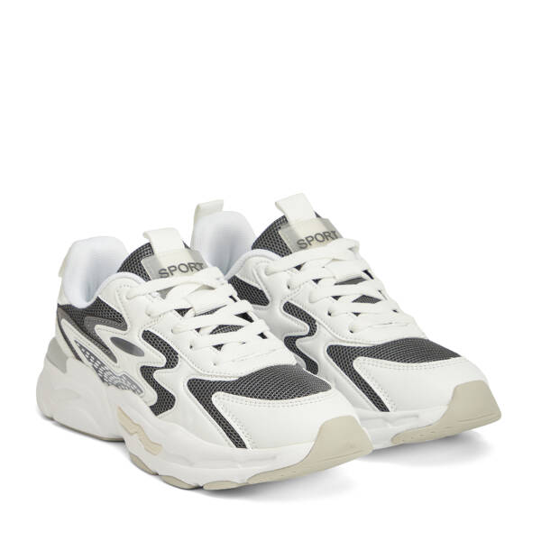 Beyaz Vegan-Tekstil Kadın Sneaker - K26I1AY68699-V07 - 2