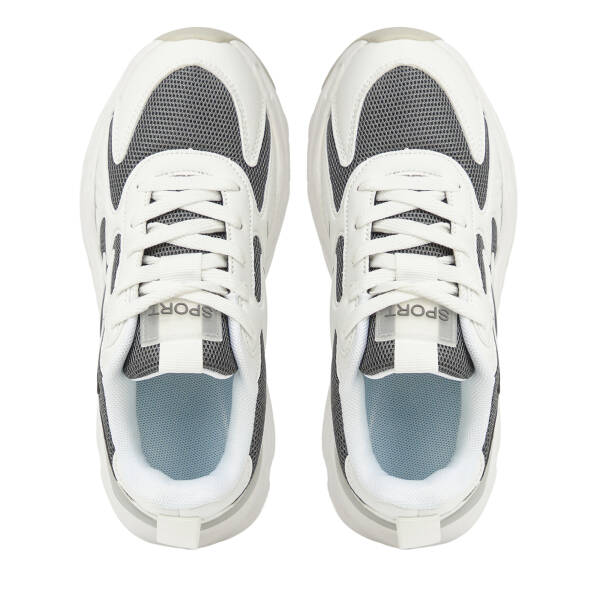 Beyaz Vegan-Tekstil Kadın Sneaker - K26I1AY68699-V07 - 5