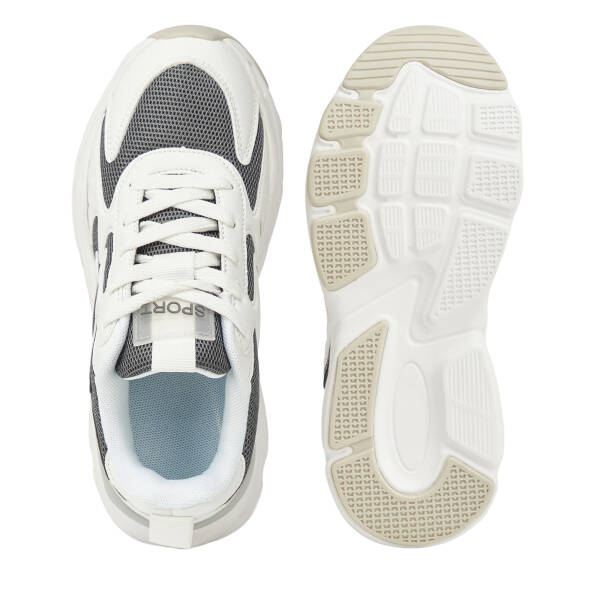 Beyaz Vegan-Tekstil Kadın Sneaker - K26I1AY68699-V07 - 6