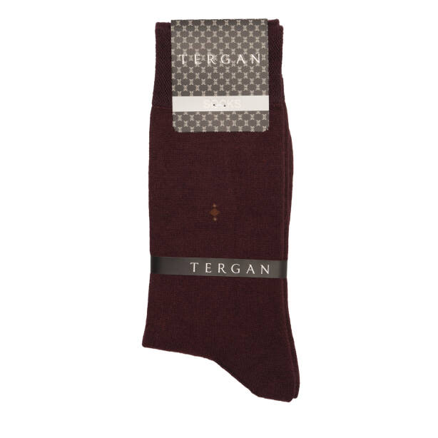 Bordo Bambu Erkek Çorap - E25S1CR20313-A74 