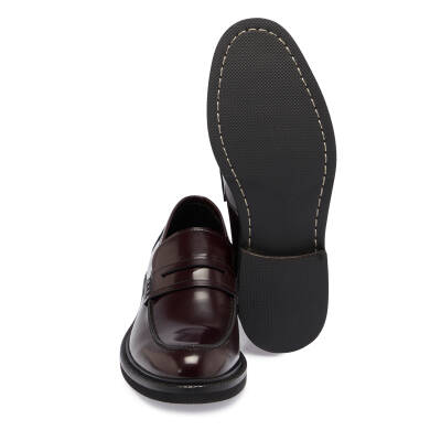 Bordo Deri Erkek Casual Ayakkabı - E24S1AY56972-A36 - 4