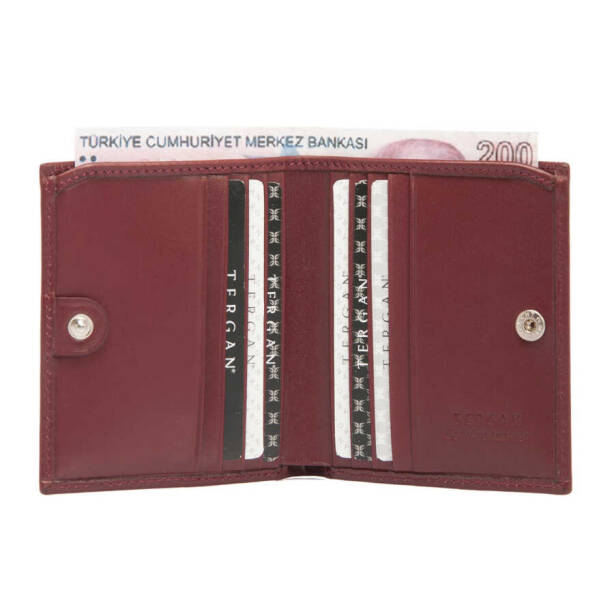 Bordo Hakiki Deri Erkek Cüzdan - S1CE00001500-T37 - 2