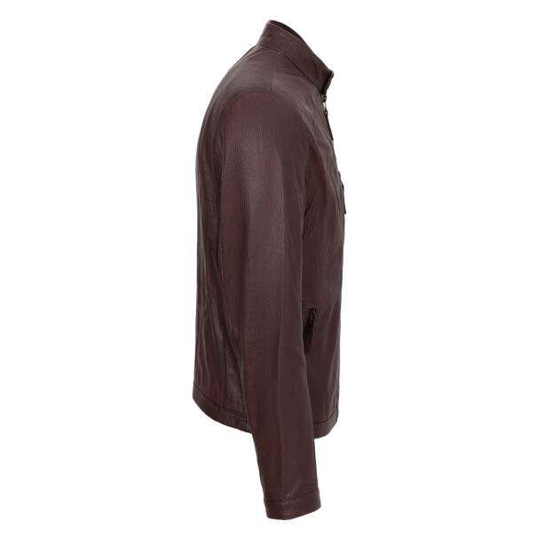 Bordo Deri Erkek Deri Mont - E22KDM310381-R4X - 3