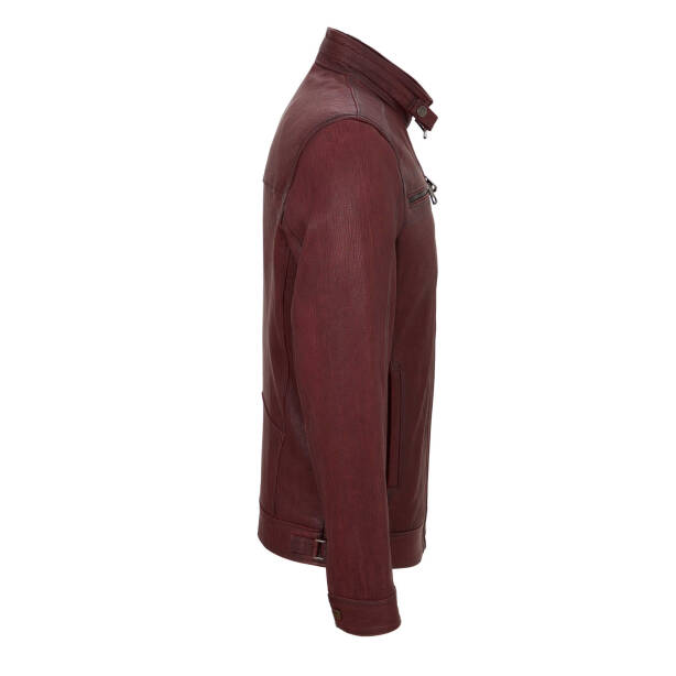 Bordo Hakiki Deri Erkek Deri Mont - E22KDM310414-R4X - 3