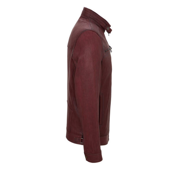 Bordo Hakiki Deri Erkek Deri Mont - E22KDM310414-R4X - 3
