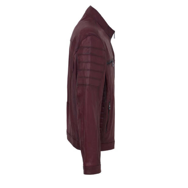 Bordo Deri Erkek Deri Mont - E23BDM310545-R4X - 3