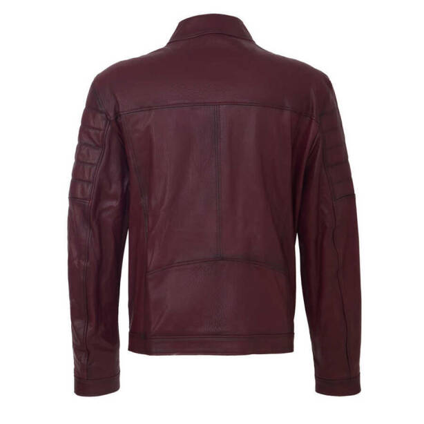 Bordo Deri Erkek Deri Mont - E23BDM310545-R4X - 4